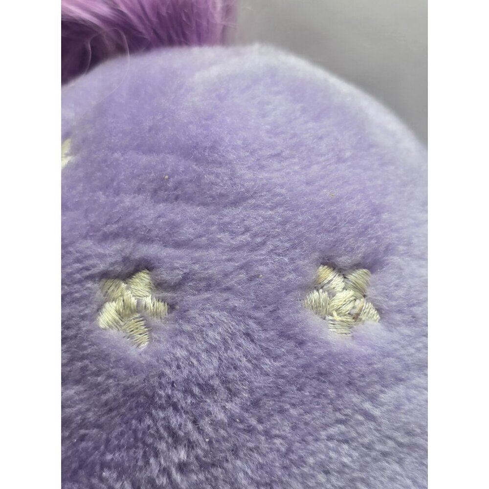 VTG 1983 Hasbro Softies, My Little Pony Blossom Purple Plush Pony Stuffed Toy - Picture 11 of 15